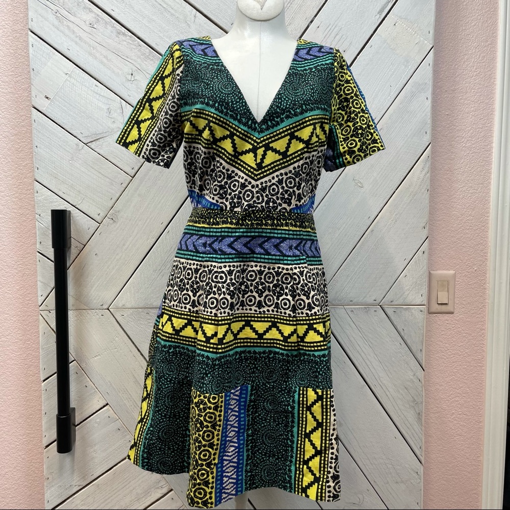 Plenty by Tracy Reese MultiColor Mixed Print Dress